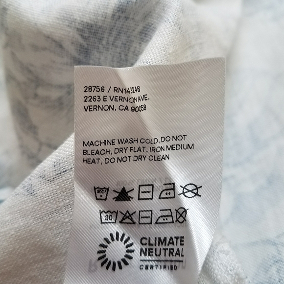 Reformation Gitane Linen Dress in Corsica - Picture 12 of 12